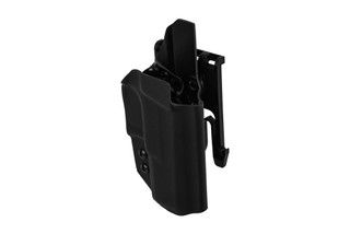 ANR Design Nidhogg CZ P10C OWB holster is made from black Kydex